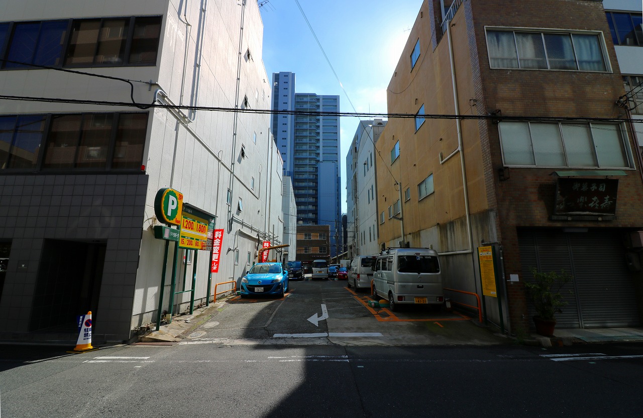 「肥後橋駅」徒歩5分、約63坪の売り土地